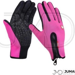 Coupon ❤️ Merkloos Thermische Touchscreen Handschoenen - Sporthandschoenen - Winddicht - Waterdicht - Fleece - Roze - Maat S ???? -Rogelli Shop 550x490