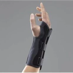 Goedkoop ✔️ Thuasne Ligaflex Classic Polsbrace - 2 - Links - Zwart ⭐ -Rogelli Shop 550x492