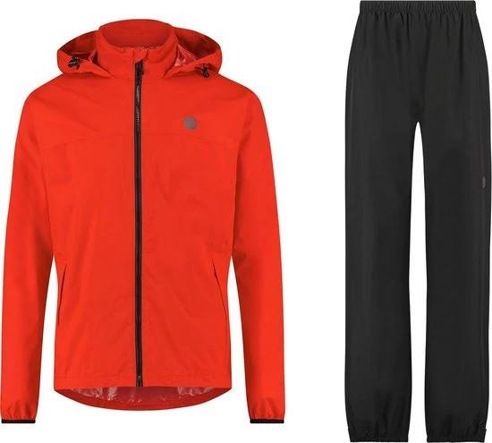 Goedkoop ⌛ AGU GO Regenpak Essential Unisex - Rood - S - Dames & Heren - Waterdicht & Ademend ⌛ 1 Goedkoop ⌛ AGU GO Regenpak Essential Unisex - Rood - S - Dames & Heren - Waterdicht & Ademend ⌛