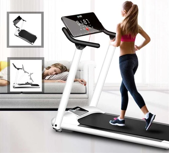 Nieuw ???? SAIB Loopband - Loopband Inklapbaar - Loopband Elektrisch - Fitness - Tot 10 Km/u ???? 6 Nieuw ???? SAIB Loopband - Loopband Inklapbaar - Loopband Elektrisch - Fitness - Tot 10 Km/u ???? - Afbeelding 6