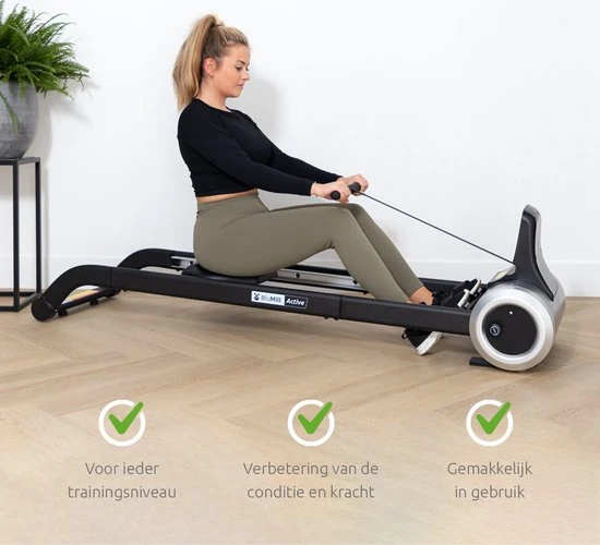 Beste Pirce ???? BluMill Roeitrainer - Inklapbaar - LED Scherm - Met Timer - 6 Verschillende Standen ✔️ 4 Beste Pirce ???? BluMill Roeitrainer - Inklapbaar - LED Scherm - Met Timer - 6 Verschillende Standen ✔️ - Afbeelding 4