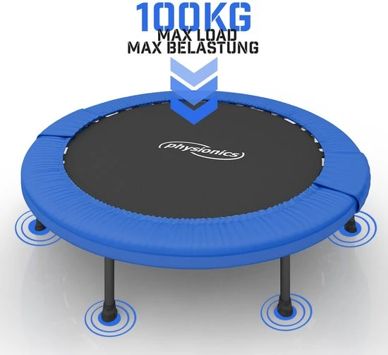 Beste deal ???? Physionics GoodVibes - Fitness Trampoline Met Beschermrand Voor Kinderen En Volwassenen - Diameter 91 Cm - Voor Binnen En Buiten Gebruik - Maximaal 100 Kg - Mini Tuin Trampoline ???? 8 Beste deal ???? Physionics GoodVibes - Fitness Trampoline Met Beschermrand Voor Kinderen En Volwassenen - Diameter 91 Cm - Voor Binnen En Buiten Gebruik - Maximaal 100 Kg - Mini Tuin Trampoline ???? - Afbeelding 8