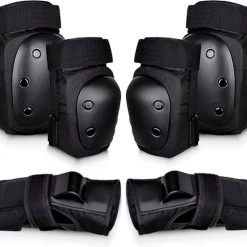 Beste Verkoop ???? Big Bang Boards Big Bang Gear 6-in-1 Beschermset S – Kniebeschermers, Elleboogbeschermers En Polsbeschermers – Skate – Skeelers – Skateboard – BMX – Skates – Voor Volwassenen En Kinderen – Bescherming Volwassenen & Kinderen, Beschermers Skeelers & Skaten ⭐