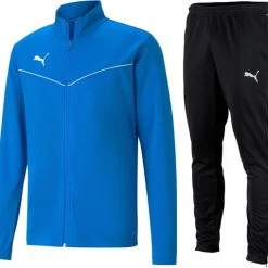 Hete verkoop ???? Puma Teamrise Trainingspak - Maat L - Mannen - Blauw/zwart ????