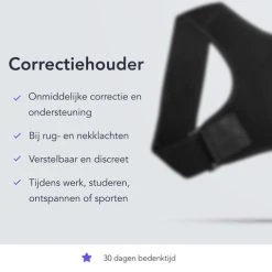 Flash-uitverkoop ???? JotaSport Postuur Corrector - Rugbrace - Postuurcorrector - Bij Rug- En Nekklachten - Verstelbaar - Rug Corrector - Postuur Corrector - Houding Corrector - Rugband ???? -Rogelli Shop 550x509 6