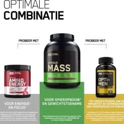 Beste Pirce ???? Optimum Nutrition Serious Mass - Chocolate Mint - Mass Gainer - Weight Gainer - 5450 Gram (16 Servings) ???? -Rogelli Shop 550x510 4