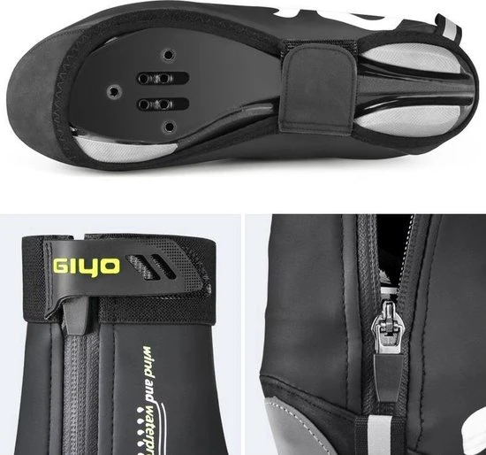 Groothandel ???? Giyo Overschoenen - Maat 44/45 (XL) - 1 Paar - Mountainbike - Wielrennen - Zwart - Wind En Waterdicht - Waterproof - Regen - Vorst ???? 2 Groothandel ???? Giyo Overschoenen - Maat 44/45 (XL) - 1 Paar - Mountainbike - Wielrennen - Zwart - Wind En Waterdicht - Waterproof - Regen - Vorst ???? - Afbeelding 2