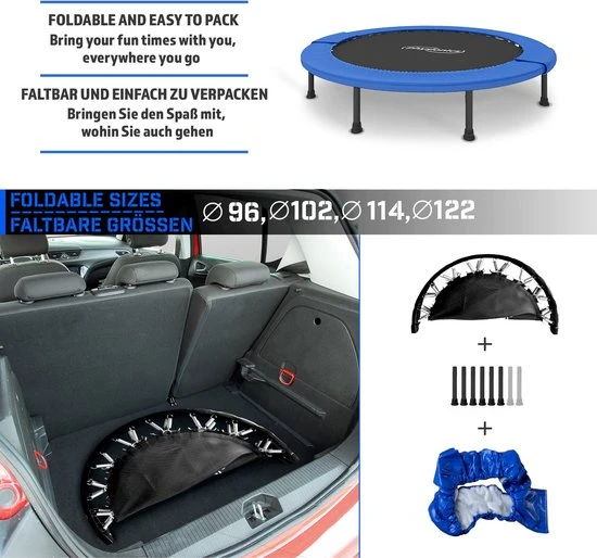Beste deal ???? Physionics GoodVibes - Fitness Trampoline Met Beschermrand Voor Kinderen En Volwassenen - Diameter 91 Cm - Voor Binnen En Buiten Gebruik - Maximaal 100 Kg - Mini Tuin Trampoline ???? 5 Beste deal ???? Physionics GoodVibes - Fitness Trampoline Met Beschermrand Voor Kinderen En Volwassenen - Diameter 91 Cm - Voor Binnen En Buiten Gebruik - Maximaal 100 Kg - Mini Tuin Trampoline ???? - Afbeelding 5