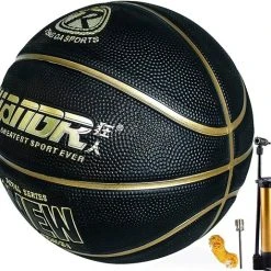 Beste deal ???? Merkloos Basketbal - Maat 7 - Indoor/Outdoor - Rubberen Basketbal Met Pomp - Volwassenen/Kinderen - Straat Basketbal ????