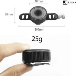 Top 10 ???? RSQUAD® - Fietsverlichting USB Oplaadbaar - LED Achterlicht - Fietslicht - Rugzak LED Verlichting - Rond Achterlicht - Inclusief USB Kabel ???? -Rogelli Shop 550x518