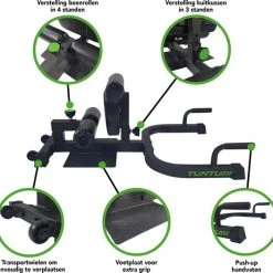 Promo ???? Tunturi WT20 Sissy Squat Station - Alternatief Voor Squat Rack - Squat Apparaat ???? -Rogelli Shop 550x526