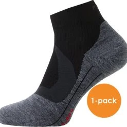 Promo ???? FALKE RU4 Endurance Cool Short Hardloopsokken Kort Zacht Antizwet Atiklit Kleurrijk Zonder Motief Vochtregulerend Optimale Pasvorm Ademend Sneldrogend Zwart Heren Sportsokken - Maat 46-48 ???? -Rogelli Shop 550x526 4