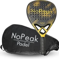 Uitgang ???? NoPeak Padel Racket Goud 12K – Padel - 12K Carbon - Inclusief Padel Tas – Premium Padelracket ✔️ -Rogelli Shop 550x527 5