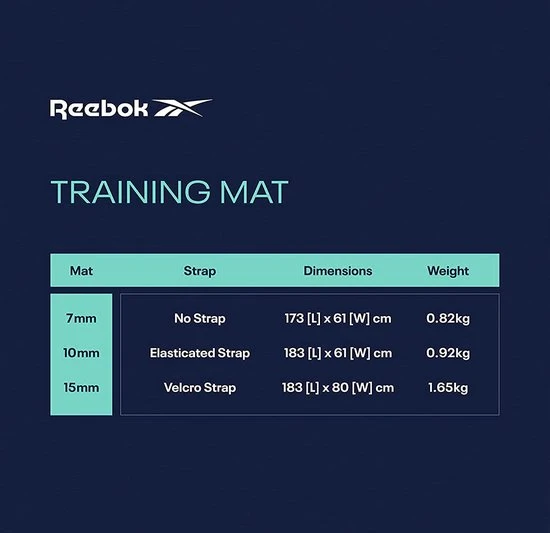 Nieuw ⭐ Reebok Trainingsmat 10 Mm Rood ???? 3 Nieuw ⭐ Reebok Trainingsmat 10 Mm Rood ???? - Afbeelding 3
