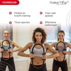 Nieuw ❤️ Positive Things Pilates Ring - Yoga Ring - Yoga Wiel - Hoogwaardige Fitness Ring ???? -Rogelli Shop 550x533 2