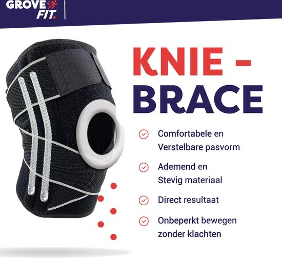 Beste Pirce ???? GroveFit Kniebrace - Knieband - Kniebandage - Patellabrace ???? 3 Beste Pirce ???? GroveFit Kniebrace - Knieband - Kniebandage - Patellabrace ???? - Afbeelding 3
