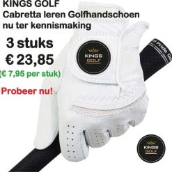 Beste deal ???? Kingsgolf Heren L (3 Stuks) ????