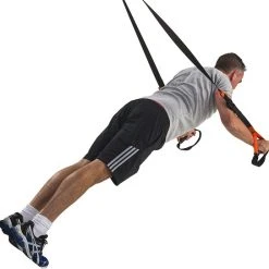 Aanbiedingen ???? Tunturi - Suspension Trainer - Functional Training Suspension Trainer - Sling Trainer - Met Draagtas - Zwart/Oranje - Incl. Gratis Fitness App ???? -Rogelli Shop 550x543 14