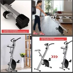 Goedkoop ???? Physionics Hometrainer - Hometrainer Fiets - Inklapbaar - Met Ergometer - 8 Weerstandniveaus - LCD - Zwart ⭐ 14 Goedkoop ???? Physionics Hometrainer - Hometrainer Fiets - Inklapbaar - Met Ergometer - 8 Weerstandniveaus - LCD - Zwart ⭐ -Rogelli Shop 550x544 4
