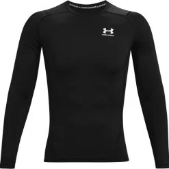 Flash-uitverkoop ???? Under Armour Mannen Longsleeve Sportshirtn - Zwart - Maat S ????