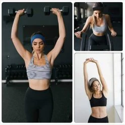 Flash-uitverkoop ???? LIXIN Set 6 Stuks Vouwen Haarbanden - Kleur 2 - Dames Haarbanden - Hoofdband Dames - Volwassenen - Elastisch Antislip - Yoga - Hardlopen - Haaraccessoires ???? -Rogelli Shop 550x545 4