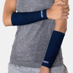 Uitgang ✨ Artefit Compressie Arm Sleeves – Unisex – 4x Langer Compressie - L - Indigo ????