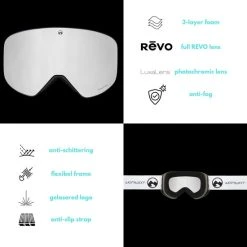 Nieuw ???? MowMow® STEALTH - Skibril + Zonnebril | Photochromic LuxaLens | Luxe Skibrilcase | Unisex | UV400 ???? -Rogelli Shop 550x550 137