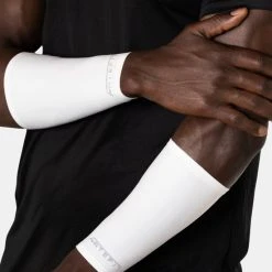 Beste Verkoop ???? Artefit Compressie Arm Sleeves – Unisex – 4x Langer Compressie - S - White ???? -Rogelli Shop 550x550 148