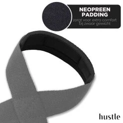 Hete verkoop ???? Hustle - Groene Figure 8 Straps - Met Padding - Lifting Grips/Hooks/Straps - Maat M/L - 1 Paar ❤️ -Rogelli Shop 550x550 150