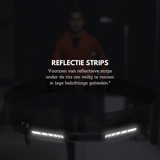 Coupon ???? U-Fit One U Fit One Running Belt - Hardloopriem - Verstelbaar - Waterafstotend - Smartphone Houder - Reflectie Strip - 70 Tot 116 Cm - Zwart ???? 2 Coupon ???? U-Fit One U Fit One Running Belt - Hardloopriem - Verstelbaar - Waterafstotend - Smartphone Houder - Reflectie Strip - 70 Tot 116 Cm - Zwart ???? - Afbeelding 2