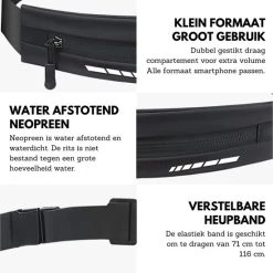 Coupon ???? U-Fit One U Fit One Running Belt - Hardloopriem - Verstelbaar - Waterafstotend - Smartphone Houder - Reflectie Strip - 70 Tot 116 Cm - Zwart ???? 6 Coupon ???? U-Fit One U Fit One Running Belt - Hardloopriem - Verstelbaar - Waterafstotend - Smartphone Houder - Reflectie Strip - 70 Tot 116 Cm - Zwart ???? -Rogelli Shop 550x550 20