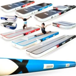 Kopen ???? YouAreAir Turnmat — AirTrack Pro 4.0 | 3 Meter — 15cm Dik | Gymnastiek | Waterproof | 50% Gem. Meer Volume - 3m Mat Opblaasbaar Met Pomp ???? -Rogelli Shop 550x550 215