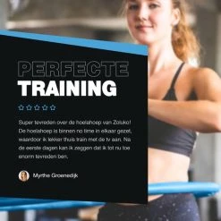 Gloednieuw ???? Zoluko Hoelahoep - Incl. E-Book - Hula Hoop - Hoepel - Hoelahoep Fitness - Hula Hoop Fitness - Fitness Hoepel - Weighted Hula Hoop - Weight Hoop - Hoelahoep Met Gewicht - Hoelahoep Volwassenen - Hoepel Fitness - Body Hoop - 1.7 KG - Blauw ???? -Rogelli Shop 550x550 229