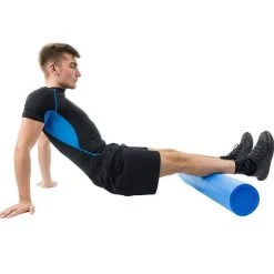 Korting ???? ScSports - Yoga Massage Roller - Foam Roller - Yoga Roller - 90 Cm - Ø 15 Cm - Blauw ???? -Rogelli Shop 550x550 258