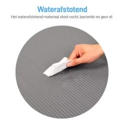 Beste deal ???? Athletix®‎ Premium NBR Fitnessmat - 183 X 61 X 1.5 Cm - Met Draagriem En Draagtas - Grijs ???? -Rogelli Shop 550x550 268