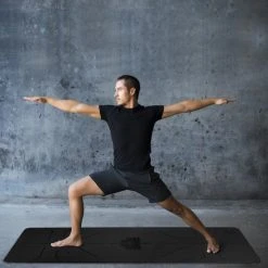 Uitgang ✨ YoZenga Premium Yoga Mat | Sportmat | Fitnessmat | Pro Grip | Extra Breed | Natuurlijk Rubber | Mandala Flower Blue | Inclusief Gratis Draagriem ???? -Rogelli Shop 550x550 279