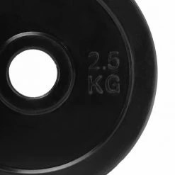 Flash-uitverkoop ???? Gym Masters 2,5 KG (set Van 2 Stuks) - Olympische Halterschijven / Halterschijf / Bumper Plate - 50 Mm - Crossfit / Krachttraining - 2,5KG / 50mm - Zwart ⌛ -Rogelli Shop 550x550 280