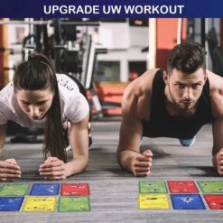 Coupon ???? WEBU 51 Bodyweight Kaarten + 55 Dumbbell Workout Kaarten + 51 Yoga Kaarten - Fitness - Yoga - Thuis Sporten - Crossfit - Personal Trainer - Hometrainer | Incl. Gratis Trainingsvideo’s ???? -Rogelli Shop 550x550 285