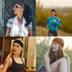 Flash-uitverkoop ???? LIXIN Set 6 Stuks Vouwen Haarbanden - Kleur 2 - Dames Haarbanden - Hoofdband Dames - Volwassenen - Elastisch Antislip - Yoga - Hardlopen - Haaraccessoires ???? -Rogelli Shop 550x550 298