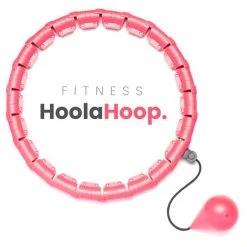 Begroting ???? Merkloos Verstelbare Fitness Hoelahoep - Hoepel - Weight Hula Hoop - 1 Kg - Volwassenen - Roze - 130cm ????