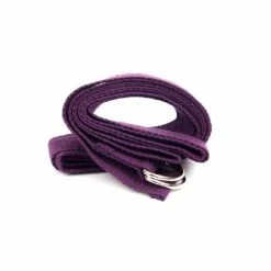 Hete verkoop ???? Yogi & Yogini Yoga Riem D-ring Paars Katoen - 250x3 Cm ???? -Rogelli Shop 550x550 388