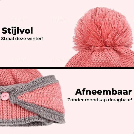 Gloednieuw ???? Berwi Global Sale Industrie Luxe 3-in-1 Gebreide Wintermuts Dames | Sjaal&face Cover Set | Colsjaal Dames | Nekwarmer | Halswarmer | Wintermuts Gevoerd Acryl Wol | Inclusief Afneembaar Mondkapje | Wintersport | ???? 5 Gloednieuw ???? Berwi Global Sale Industrie Luxe 3-in-1 Gebreide Wintermuts Dames | Sjaal&face Cover Set | Colsjaal Dames | Nekwarmer | Halswarmer | Wintermuts Gevoerd Acryl Wol | Inclusief Afneembaar Mondkapje | Wintersport | ???? - Afbeelding 5