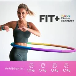 Flash-uitverkoop ???? Sportbay Fit+ Happy™ Fitness Hoelahoep 1.4 Kg ????