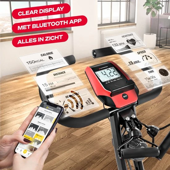 Top 10 ???? Sportstech 3in1 Premium Hometrainer Met Video Evenementen & Multiplayer App | Fiets Met Comfort Zadel & Hand Polssensors | Ergometer Voor Thuis Inklapbaar | Fitness Power Ropes | Hometrainer X150 Bike ???? 6 Top 10 ???? Sportstech 3in1 Premium Hometrainer Met Video Evenementen & Multiplayer App | Fiets Met Comfort Zadel & Hand Polssensors | Ergometer Voor Thuis Inklapbaar | Fitness Power Ropes | Hometrainer X150 Bike ???? - Afbeelding 6