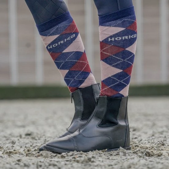 Goedkoopste ???? Horka Paardrijsokken Ruiten Grijs/roze Junior/unisex Maat 35-38 ???? 9 Goedkoopste ???? Horka Paardrijsokken Ruiten Grijs/roze Junior/unisex Maat 35-38 ???? - Afbeelding 9