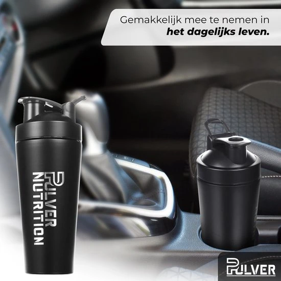 Coupon ???? Pulver - RVS Shakebeker - Proteine Shaker - BPA Vrij - 1000ml – Thermo - Shaker - Zwart ✨ 7 Coupon ???? Pulver - RVS Shakebeker - Proteine Shaker - BPA Vrij - 1000ml – Thermo - Shaker - Zwart ✨ - Afbeelding 7