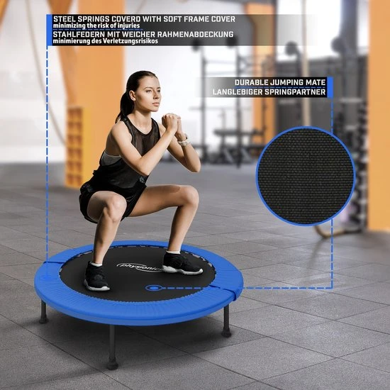 Beste deal ???? Physionics GoodVibes - Fitness Trampoline Met Beschermrand Voor Kinderen En Volwassenen - Diameter 91 Cm - Voor Binnen En Buiten Gebruik - Maximaal 100 Kg - Mini Tuin Trampoline ???? 9 Beste deal ???? Physionics GoodVibes - Fitness Trampoline Met Beschermrand Voor Kinderen En Volwassenen - Diameter 91 Cm - Voor Binnen En Buiten Gebruik - Maximaal 100 Kg - Mini Tuin Trampoline ???? - Afbeelding 9