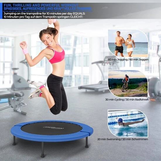Beste deal ???? Physionics GoodVibes - Fitness Trampoline Met Beschermrand Voor Kinderen En Volwassenen - Diameter 91 Cm - Voor Binnen En Buiten Gebruik - Maximaal 100 Kg - Mini Tuin Trampoline ???? 13 Beste deal ???? Physionics GoodVibes - Fitness Trampoline Met Beschermrand Voor Kinderen En Volwassenen - Diameter 91 Cm - Voor Binnen En Buiten Gebruik - Maximaal 100 Kg - Mini Tuin Trampoline ???? - Afbeelding 13