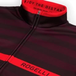 Goedkoopste ???? Rogelli Stripe Winterjack - Fietsjack Heren - Bordeaux/Paars/Rood - Maat L ???? -Rogelli Shop 550x550 497
