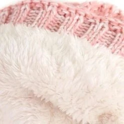 Flash-uitverkoop ???? Merkloos Set Gebreide Muts Sjaal Kind Meisje 1 Jaar Dreumes | Roze Colsjaal En Muts Met Fleece Voering - Kindermuts - Kindersjaal ???? -Rogelli Shop 550x550 556